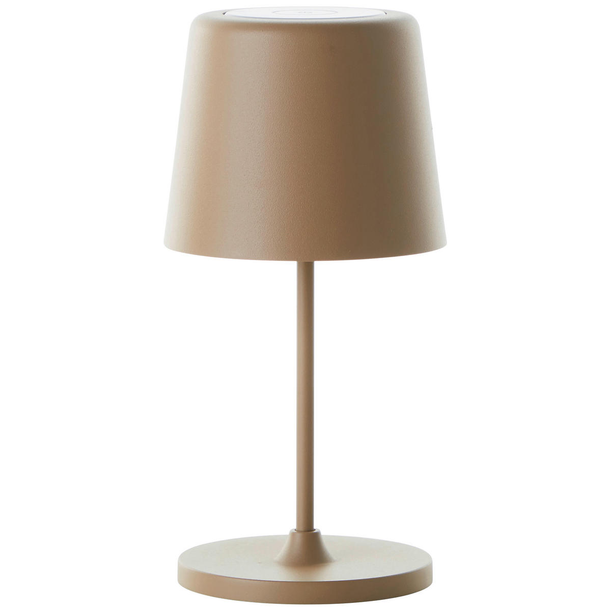 AKKU-TISCHLEUCHTE Kaami 10/37 cm   - Cappuccino, Basics, Kunststoff/Metall (10/37cm) - Brilliant