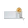 WANDLEUCHTE SEBO 37/13/12.5 cm   - Weiß, Design, Metall (37/13/12.5cm) - Lucide