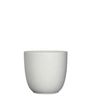 VIRÁGKASPÓ 22,5/20 cm  - fehér, Basics, kerámia (22,5/20cm)