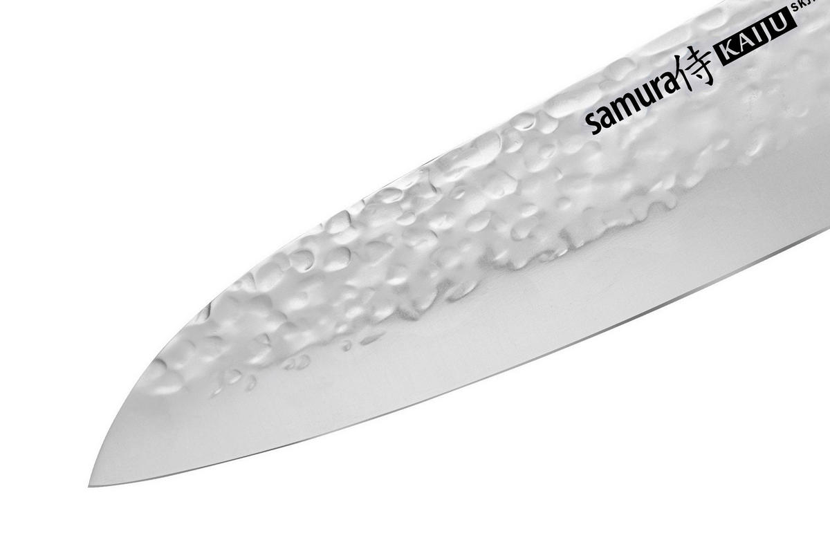 NOŽ SANTOKU  KAIJU 31/4,8/1,6 cm           jeklo - srebrne barve/rjava, Basics, kovina/les (31/4,8/1,6cm) - Samura