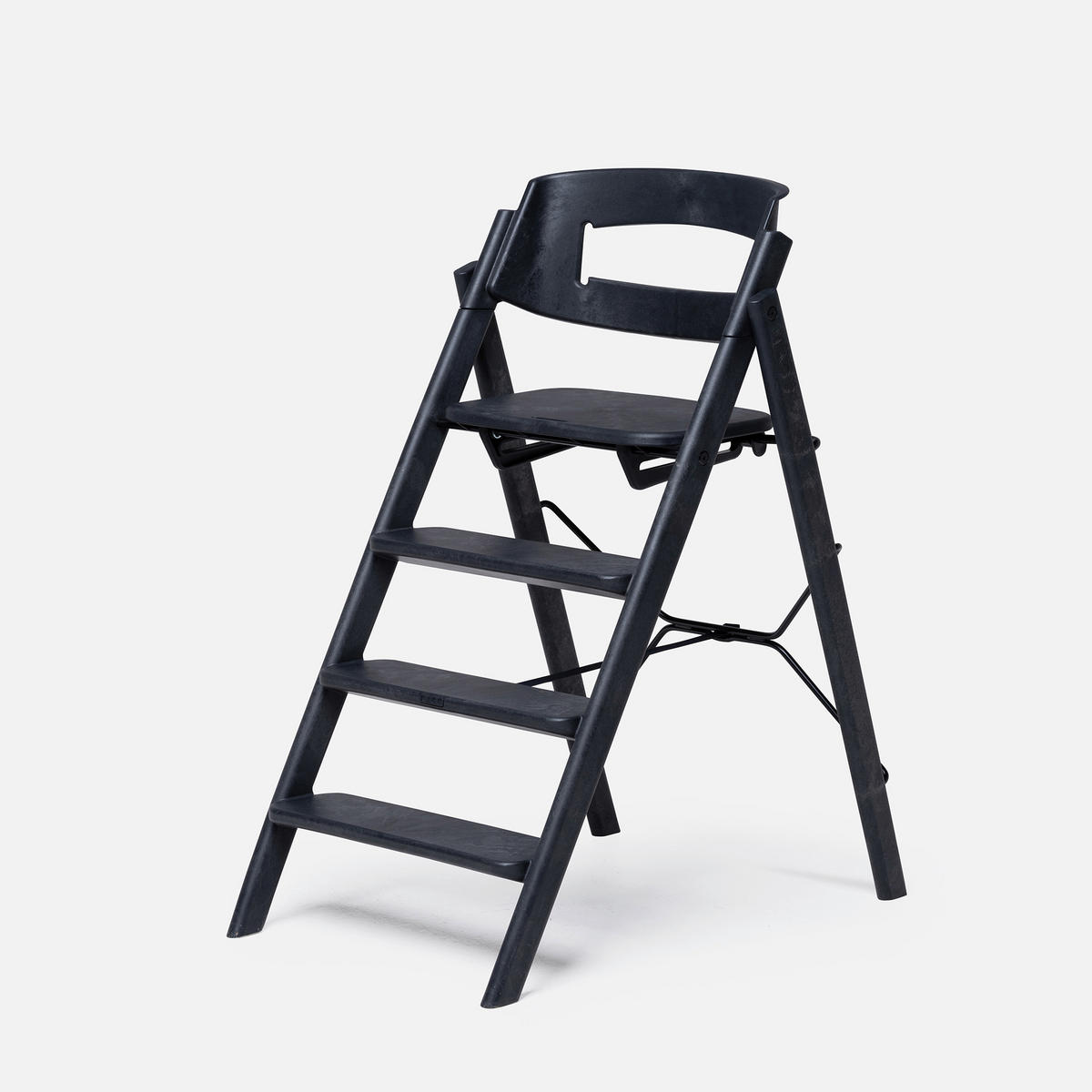 HOCHSTUHL Kaos Klapp Schwarz Charocal Black  - Schwarz, Basics, Naturmaterialien/Kunststoff (45,5/81cm)