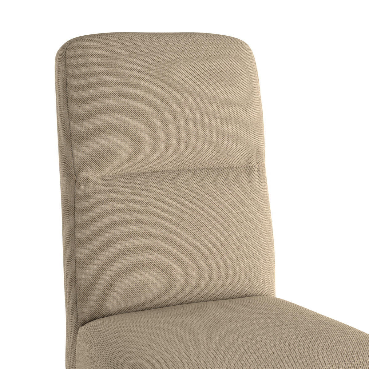 STUHL - Eichefarben/Beige, KONVENTIONELL, Holz/Textil (43/91/58cm) - Livetastic