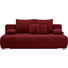 SCHLAFSOFA in Textil Rot - Chromfarben/Rot, Design, Kunststoff/Textil (212/72-90/108cm) - Hom`in SCHLAFSOFA in Textil Rot - Chromfarben/Rot, Design, Kunststoff/Textil (212/72-90/108cm) - Hom`in
