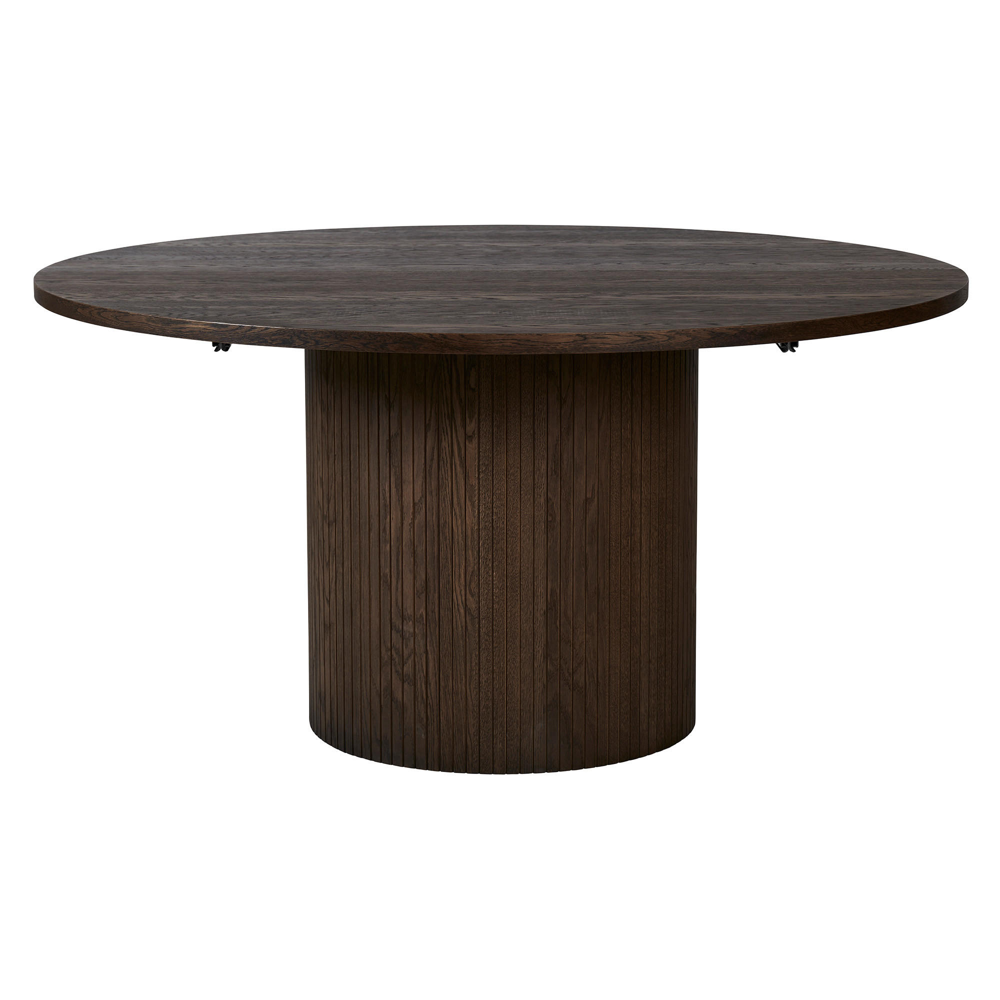 MATBORD 130-220/130/74 cm delar i massivt trä  trä utdragbar mörkbrun  - mörkbrun, Klassisk, trä (130-220/130/74cm) - Best Price
