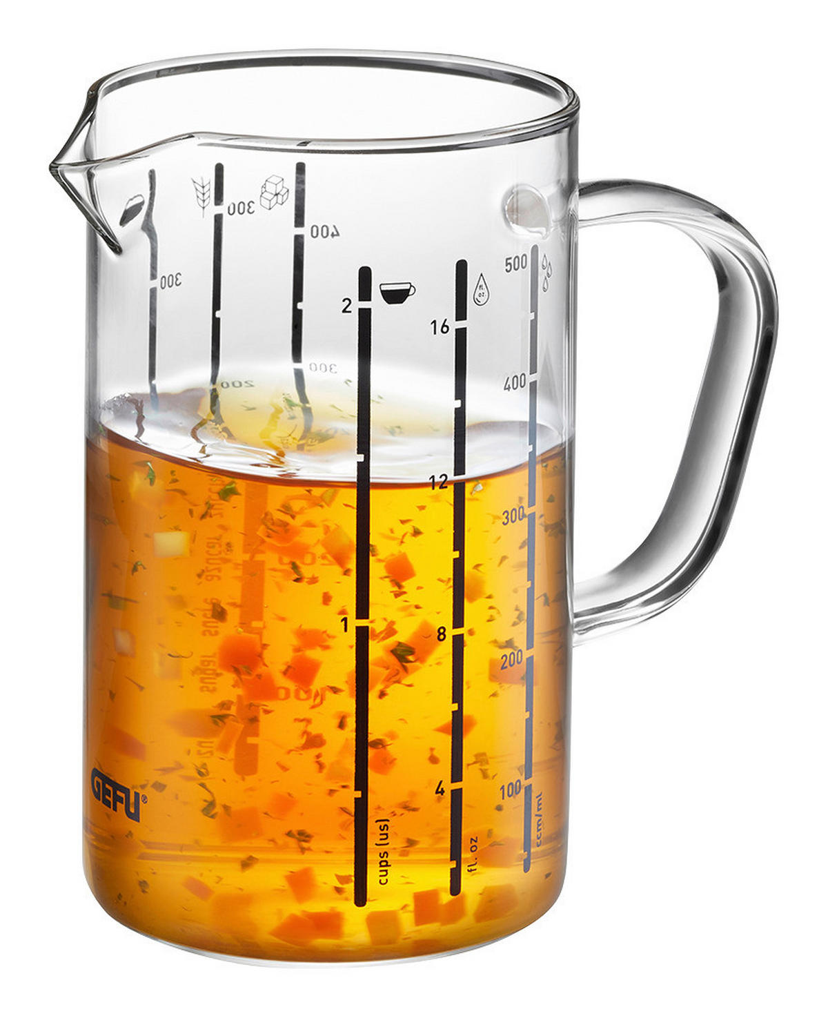 MESSBECHER - Klar, Basics, Glas (500ml) - Gefu