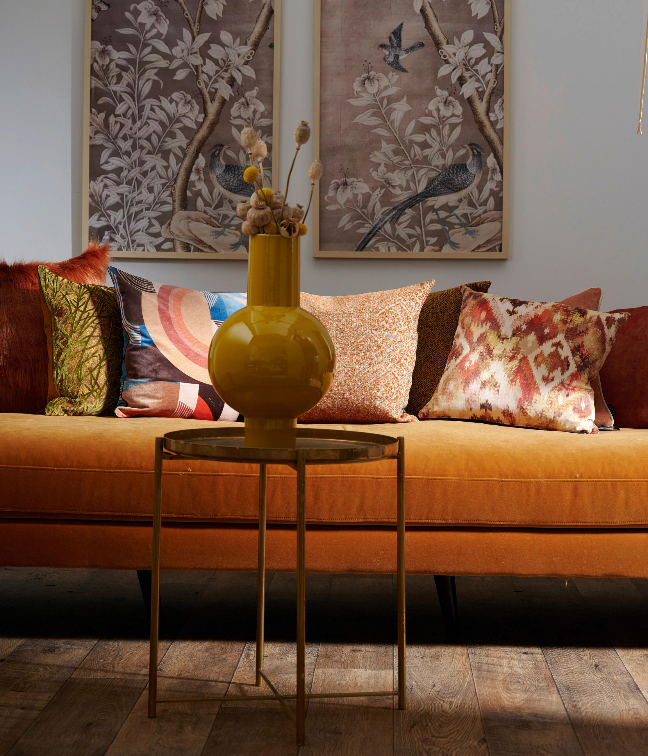 Thumbnail - Apelt Zierkissen, Braun, Grün, Textil, Abstraktes, Füllung: Vlies, 45x45 cm, Oeko-Tex® Standard 100, Wohntextilien, Kiss...