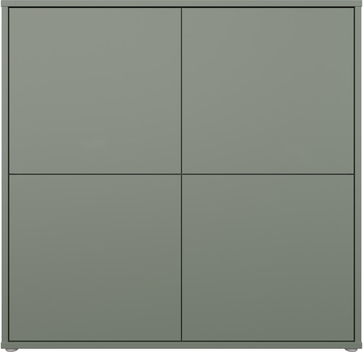 HIGHBOARD  124,5/121,5/34,9 cm  - Salbeigrün/Grau, MODERN, Holzwerkstoff/Kunststoff (124,5/121,5/34,9cm) - Carryhome