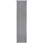 FLÄCHENVORHANG in Grau transparent  - Grau, Design, Textil (60/255cm) - Novel