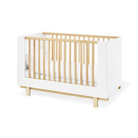 GITTERBETT PINOLINO BOKS   70/140 cm  - Ahornfarben/Weiß, Trend, Holz/Holzwerkstoff (70/140cm) - Pinolino