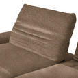 ECKSOFA  in Bouclé Hellbraun  170-195/280 cm  - Hellbraun/Schwarz, Design, Textil/Metall (170-195/280cm) - Dieter Knoll