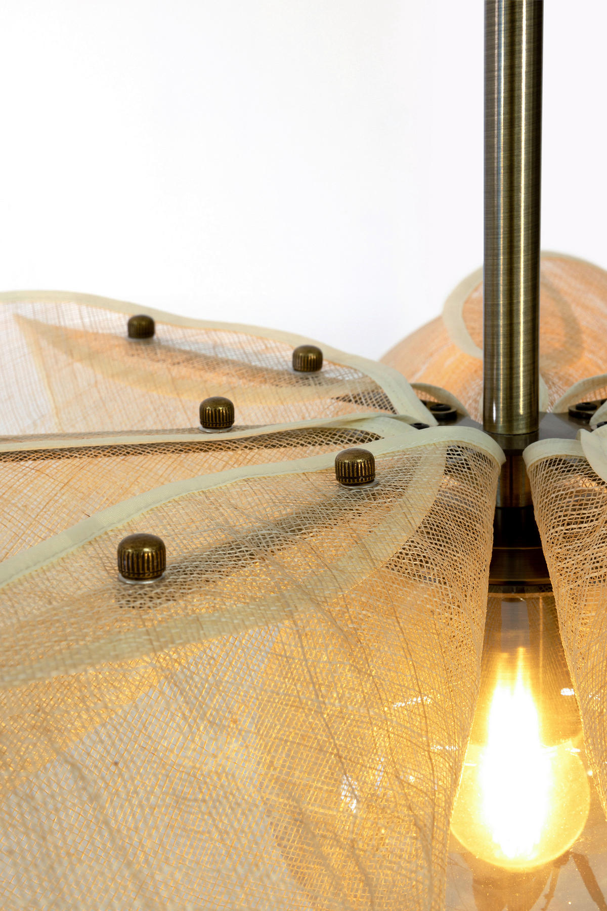 PENDELLEUCHTE 63/50/63 cm  - Beige/Messingfarben, Basics (63/50/63cm) - Markslöjd