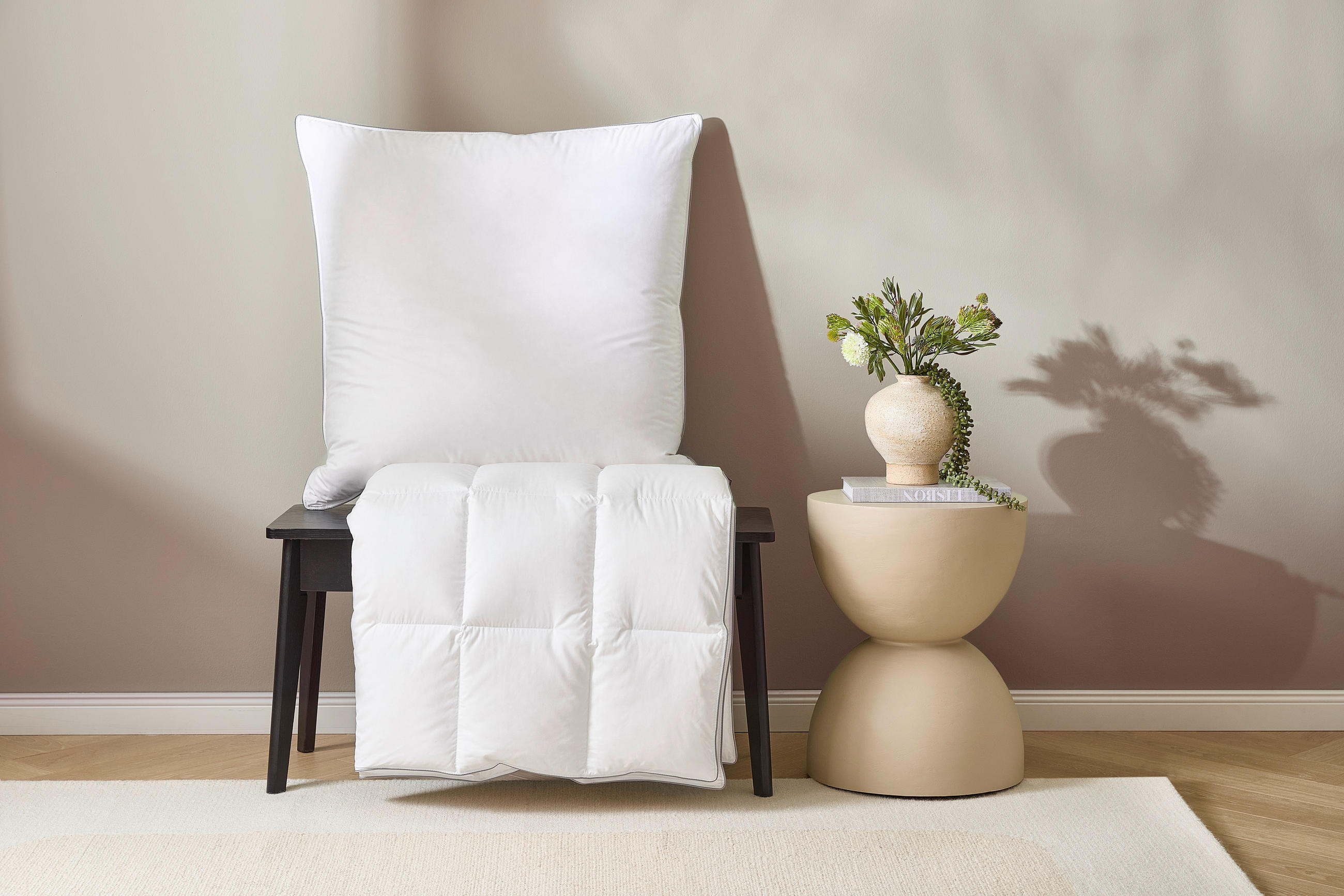 Thumbnail - Centa-Star Ganzjahresdecke La Lune, Weiß, Textil, Füllung: Daunen, 155x220 cm, Made in Germany, Oeko-Tex® Standard 100, ...