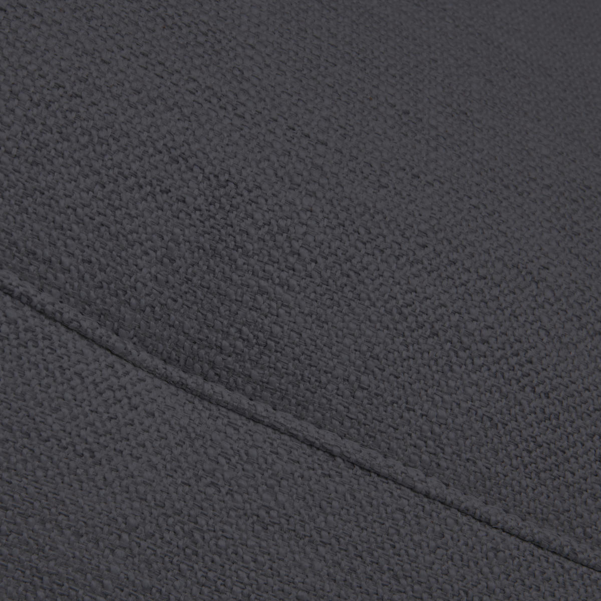 ECKSOFA in Struktur Dunkelblau  - Eichefarben/Schwarz, Design, Holz/Textil (163/305cm) - Novel