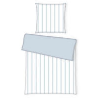 WENDEBETTWÄSCHE Satin 155/220 cm  - Gelb/Hellblau, Basics, Textil (155/220cm) - Tom Tailor