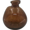 VASE 15.7 cm  - Dunkelbraun, Basics, Glas (14/15,7cm) - Ambia Home