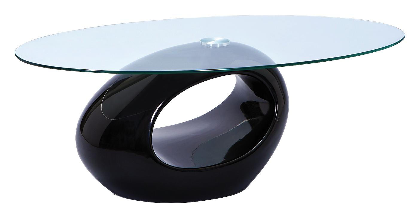 Couchtisch in Kunststoff, Glas 110/60/40 cm