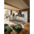 EINBAUKÜCHE   - Platinfarben, Design, Holzwerkstoff - Dieter Knoll