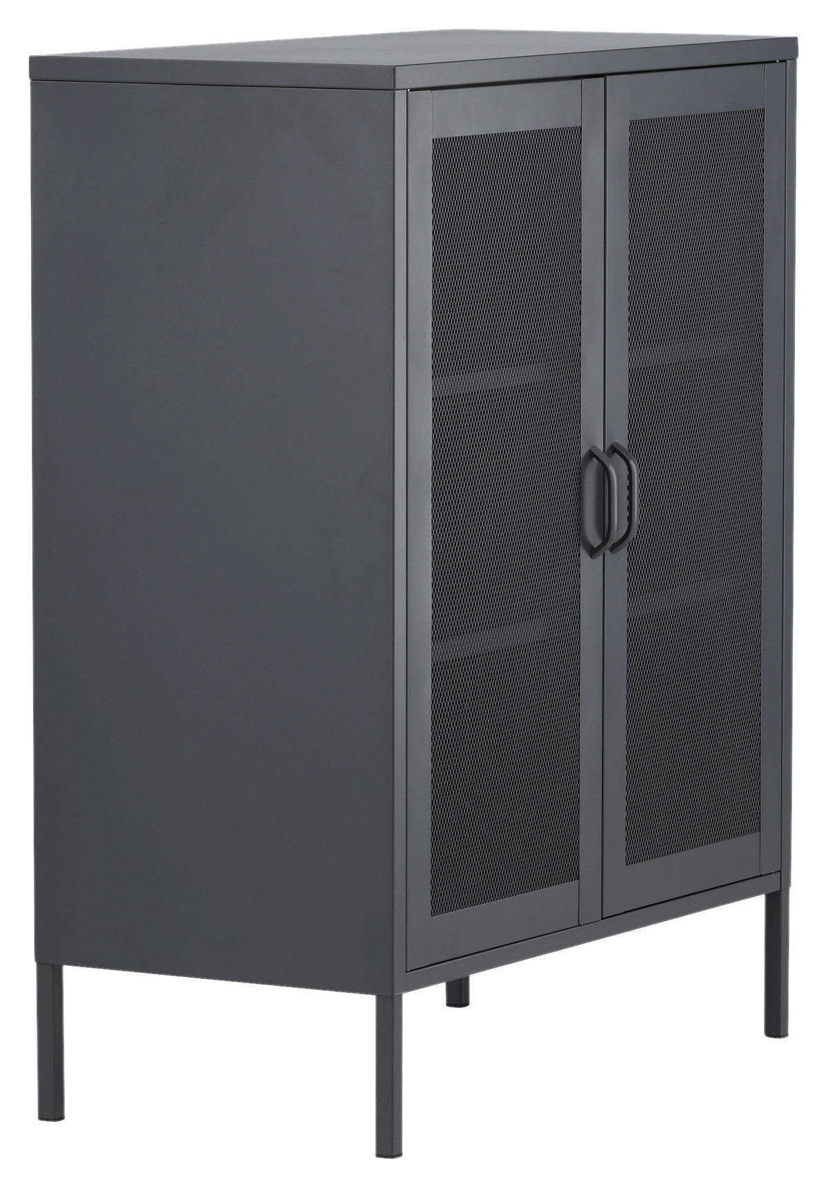 SIDEBOARD  in 80/101.5/40 cm  - Schwarz, Design, Metall (80/101.5/40cm) - Livetastic
