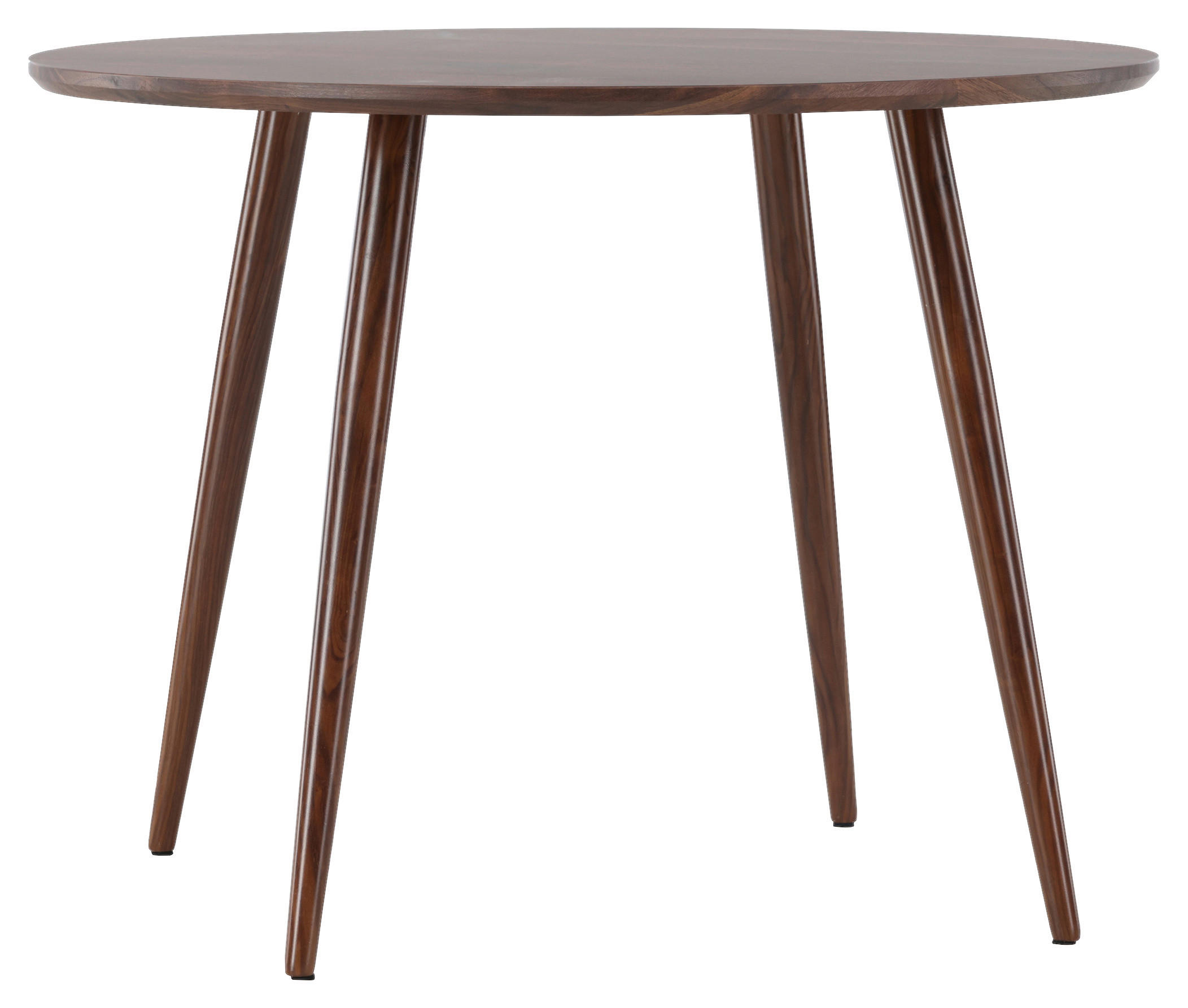 ESSTISCH in Metall, Holzwerkstoff 100/100/75 cm  - Dunkelbraun, Design, Holz/Holzwerkstoff (100/100/75cm) - Livetastic