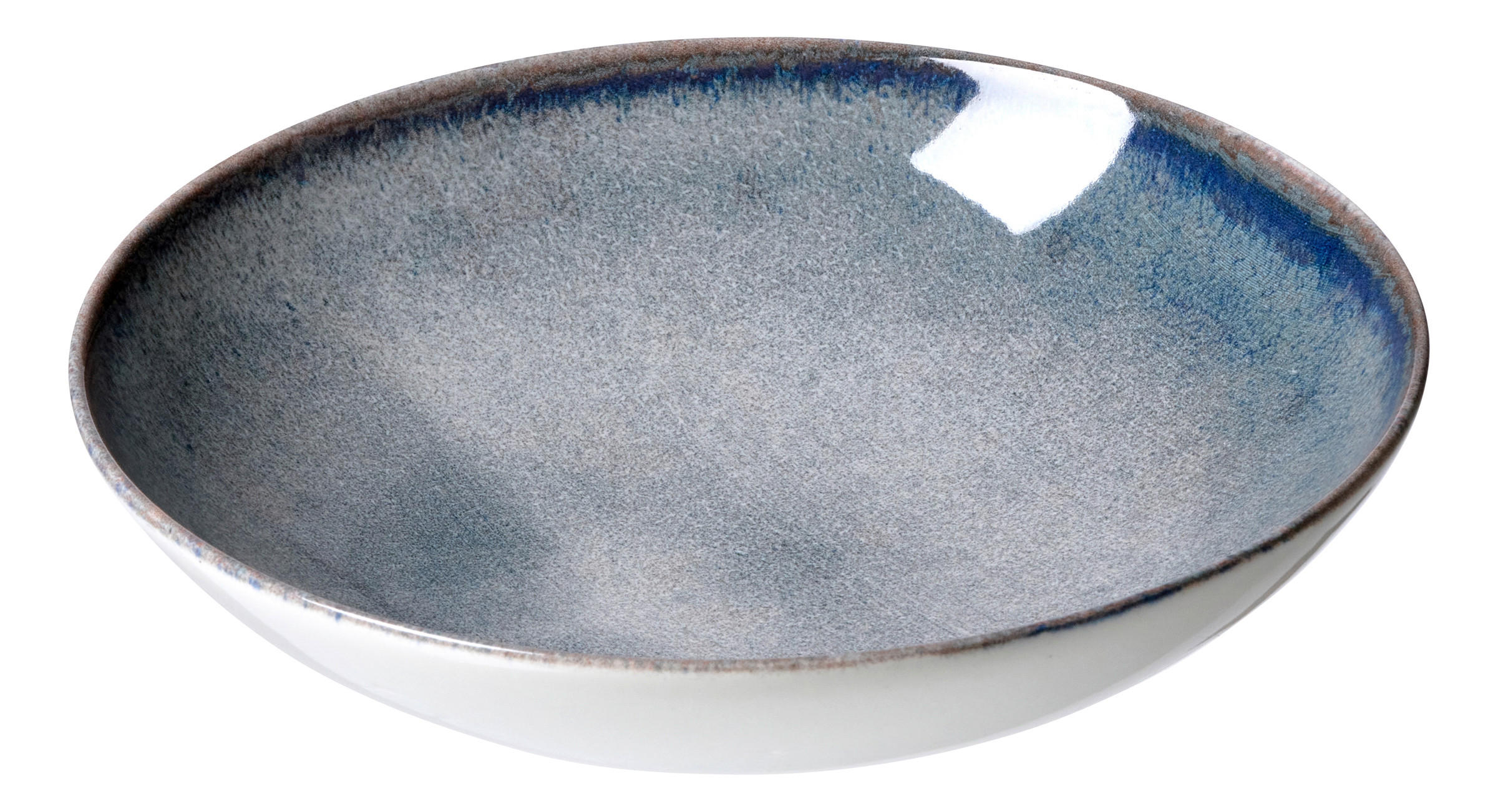 GLOBOKI KROŽNIK  Franco  keramika  21 cm       - modra, Trendi, keramika (21cm) - Ritzenhoff Breker