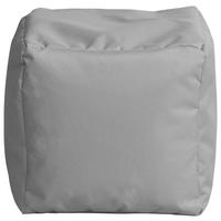 HOCKER in Textil Grau  - Grau, Design, Textil (40/40/40cm)