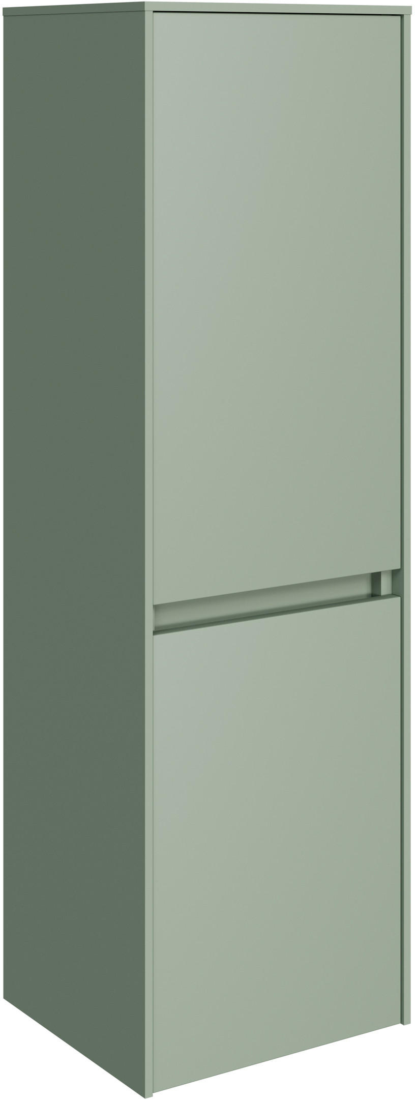 MIDISCHRANK 37/121/33 cm  - Schilfgrün, Design, Glas/Holzwerkstoff (37/121/33cm) - Sadena
