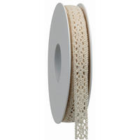 GESCHENKBAND  - Creme, Basics, Textil