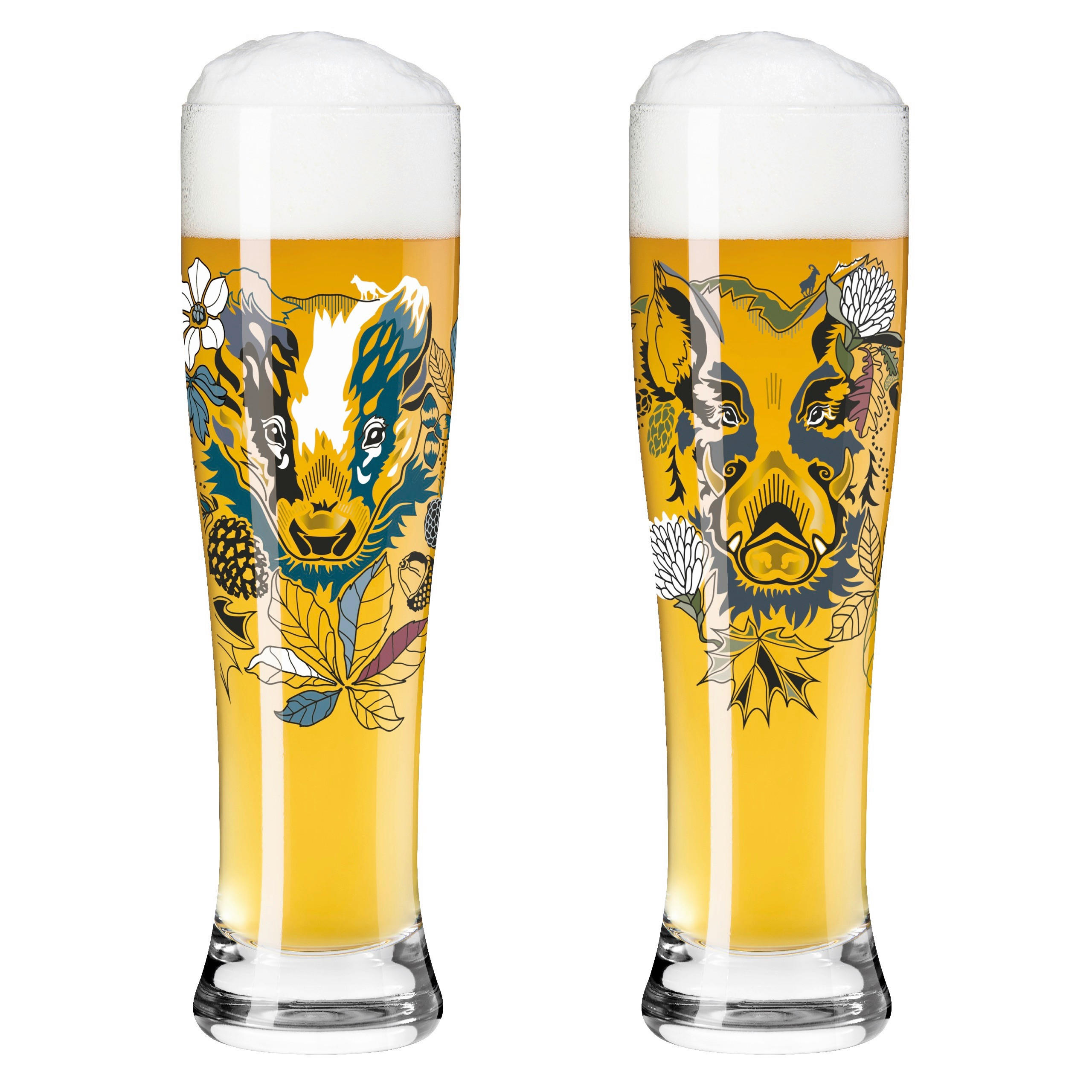 GLÄSERSET Brauchzeit 2-teilig  - Multicolor, Trend, Glas (16,2/26,6/8,1cm) - Ritzenhoff