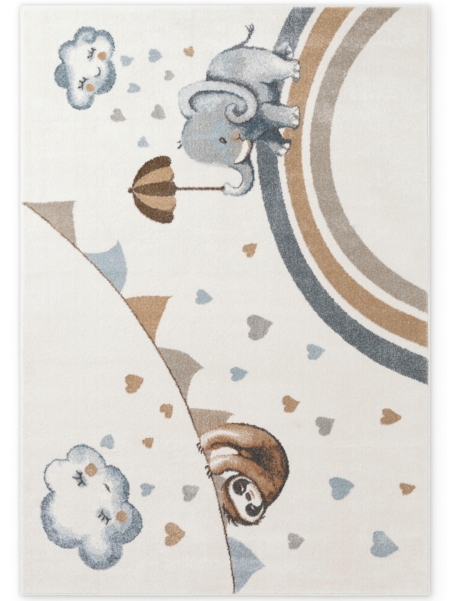 Villeroy & Boch Kinderteppich Boho Kids Creme, Mehrfarbig 160x230 cm