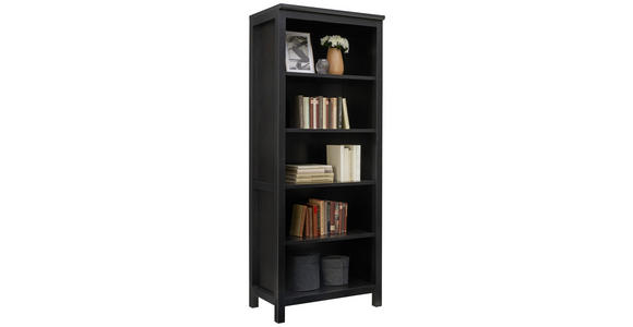 REGALELEMENT  80/200/47 cm Schwarz  - Schwarz, Design, Holzwerkstoff (80/200/47cm) - Carryhome