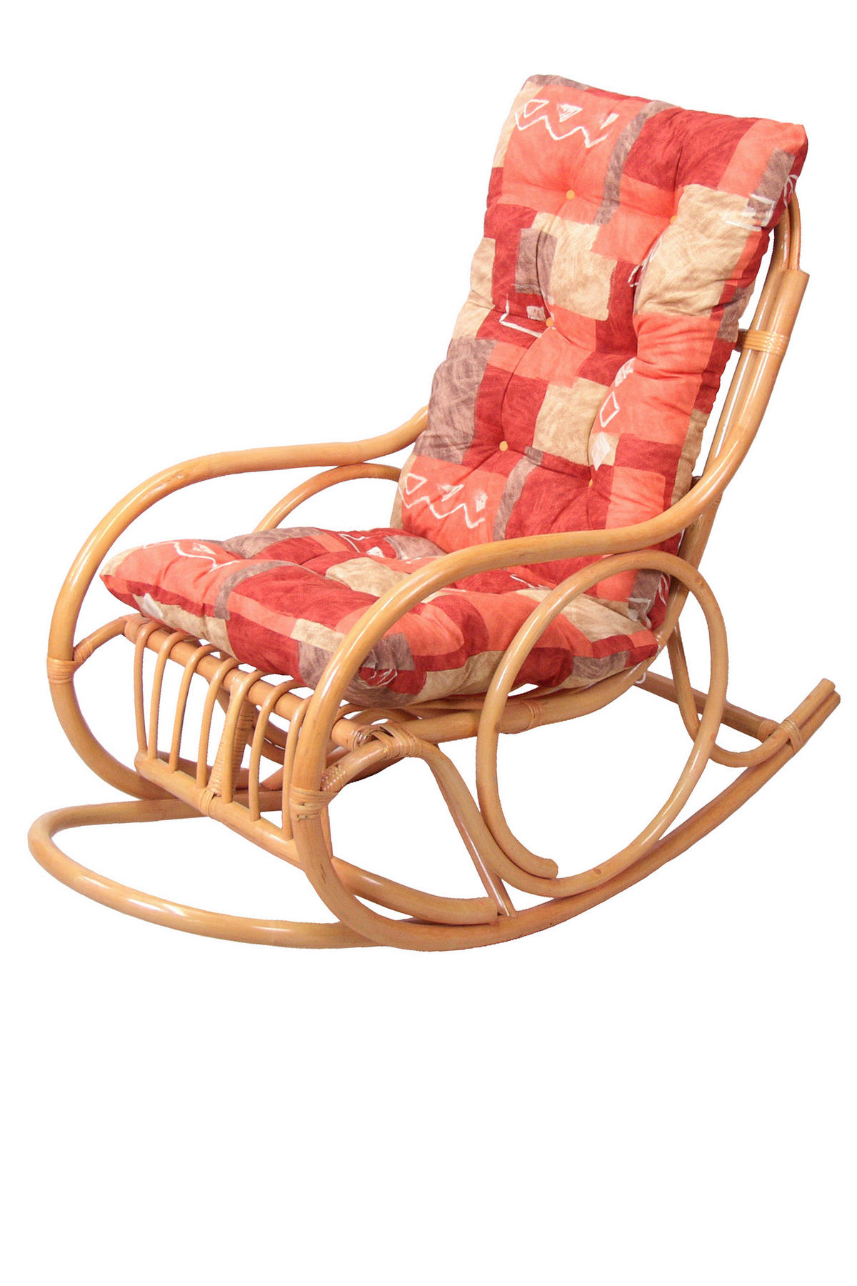 RELAXSESSEL Rückenkissen, Sitzkissen    - Terracotta/Honig, Natur, Holz/Textil (118/62/97cm) - MID.YOU