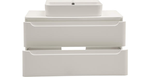 WASCHTISCHKOMBI 101 cm  - Weiß, KONVENTIONELL, Keramik/Holzwerkstoff (101cm) - Xora