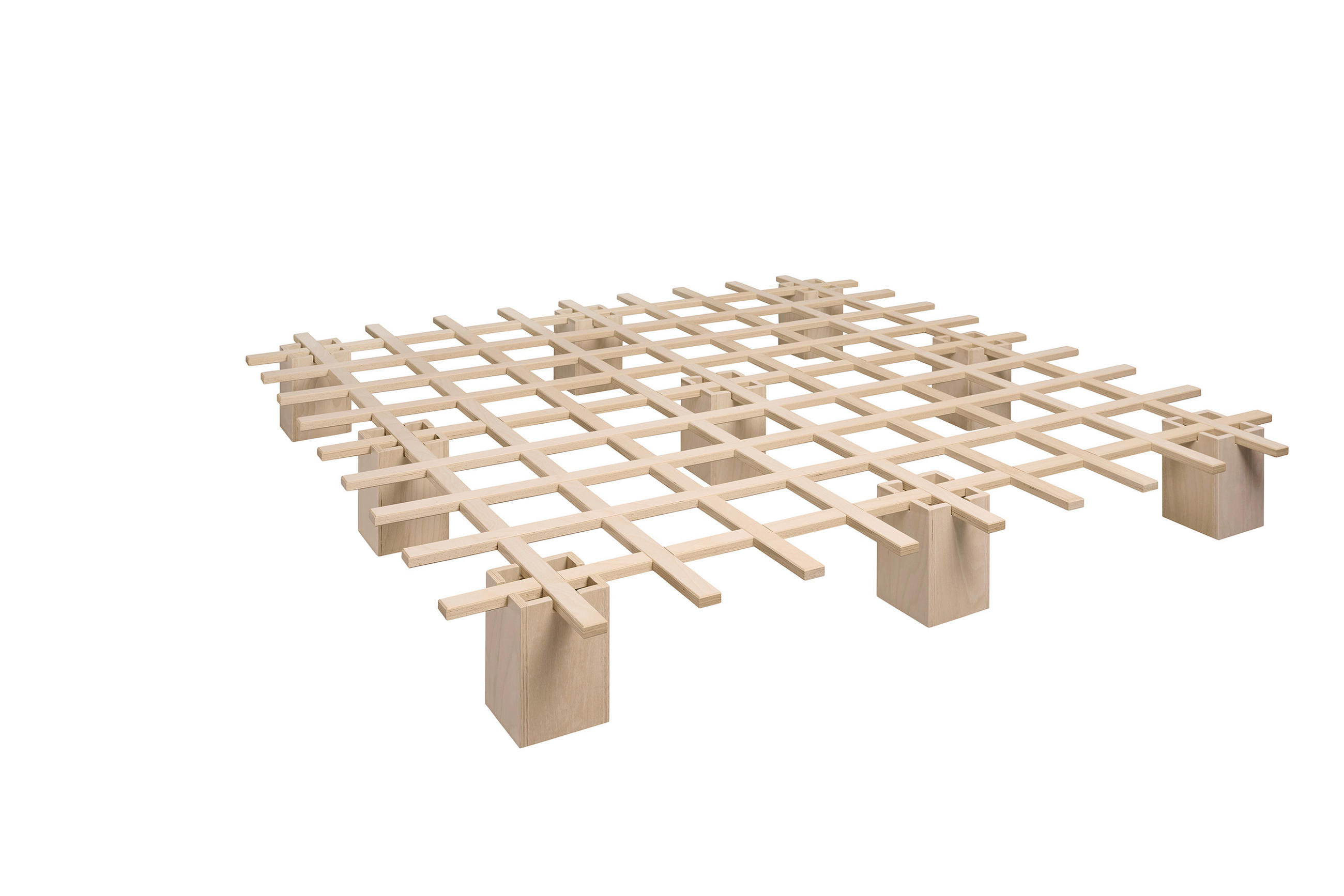 FUTONBETT 200/200 cm  in Buchefarben  - Buchefarben, Design, Holz (200/200cm) - Tojo