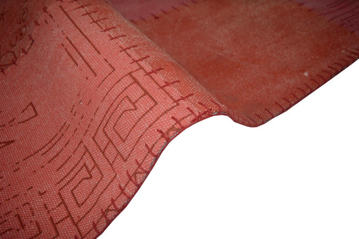 FLACHWEBETEPPICH  Wohnzimmer 120/170 cm Lyrical Multicolor, Rot rechteckig  - Rot/Multicolor, Basics, Textil (120/170cm) - Kayoom