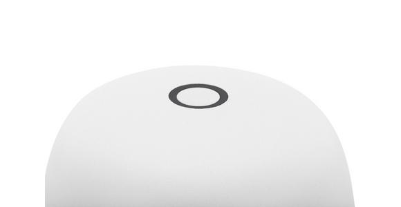 AKKU-TISCHLEUCHTE Las Vegas 10,5/27 cm  - Transparent/Weiß, Design, Kunststoff/Metall (10,5/27cm) - Novel