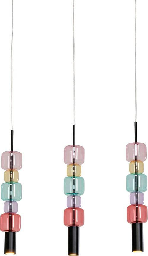 HÄNGELEUCHTE Candy Bar 70/61/10 cm   - MODERN, Glas/Metall (70/61/10cm) - Kare-Design