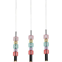 HÄNGELEUCHTE Candy Bar 70/61/10 cm   - MODERN, Glas/Metall (70/61/10cm) - Kare-Design