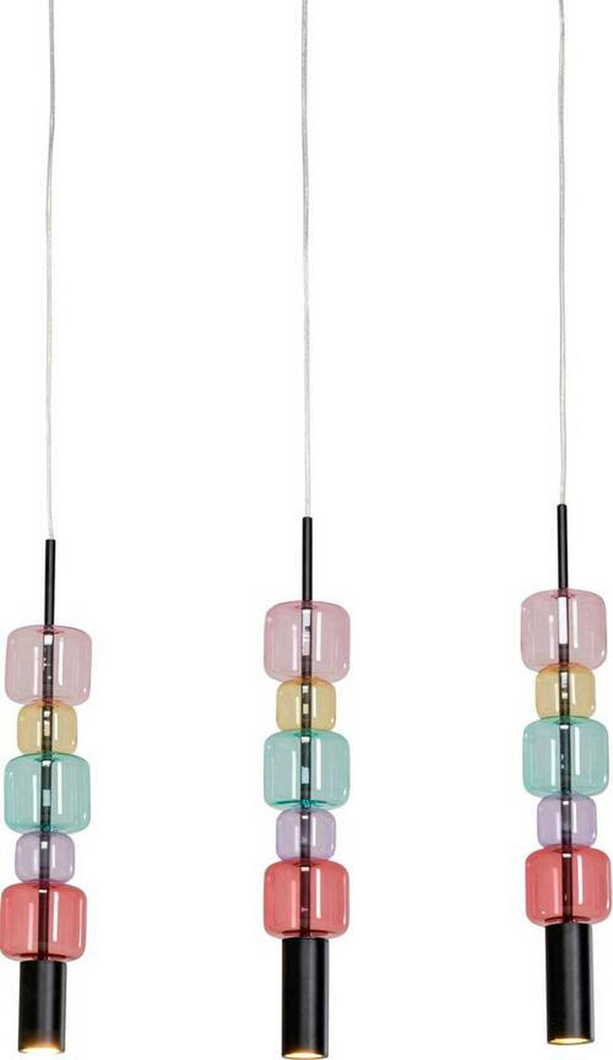HÄNGELEUCHTE Candy Bar 70/61/10 cm   - MODERN, Glas/Metall (70/61/10cm) - Kare-Design