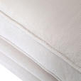 BIGSOFA in Plüsch Weiß  - Weiß/Kieferfarben, Trend, Holz/Textil (273/85/110cm) - Ambia Home