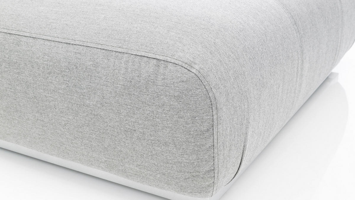 SONNENLIEGE 90/33/213 cm  - Silberfarben/Grau, Basics, Textil/Metall (90/33/213cm) - Kettler