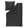 BETTWÄSCHE Levian Makosatin 135/200 cm  - Anthrazit, Basics, Textil (135/200cm) - Estella
