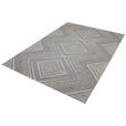 OUTDOORTEPPICH 160/230 cm Trinidad Grau  - Grau, Design, Kunststoff/Textil (160/230cm) - Novel