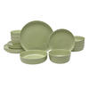 KOMBISERVICE Grün Colori verde 24-teilig 6 Personen  - Grün, Trend, Keramik - Novel
