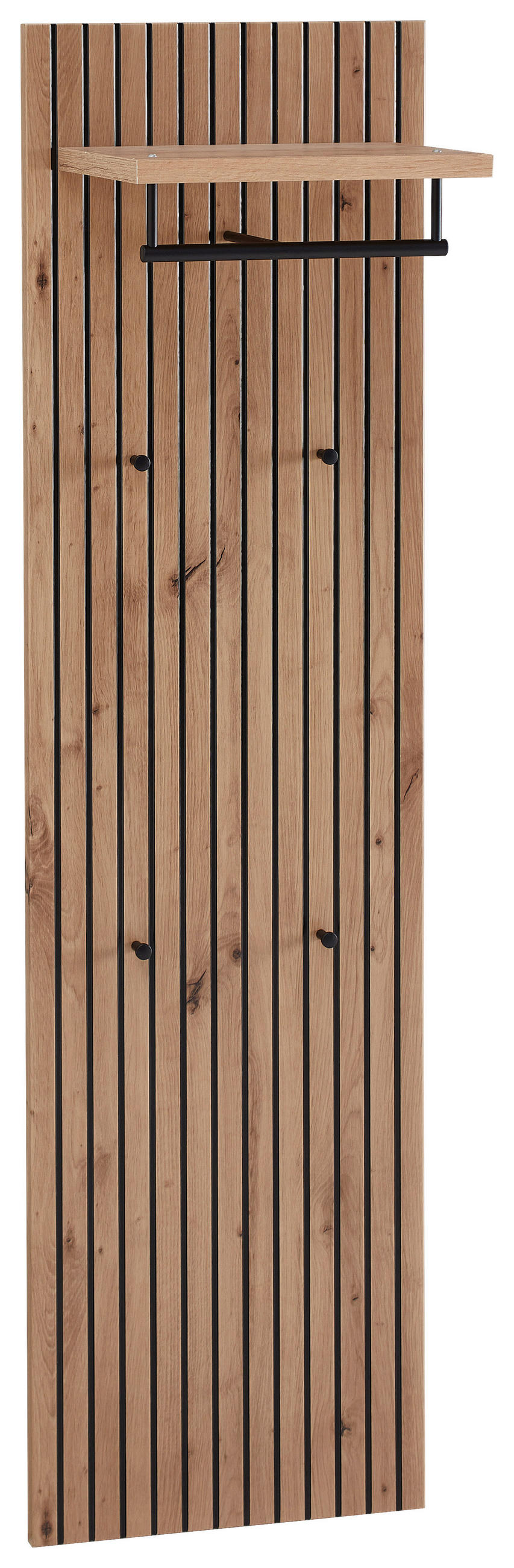 GARDEROBE 3-teilig  in 155/188/37 cm  - Weiß/Eiche Artisan, Design, Holzwerkstoff (155/188/37cm) - Voleo