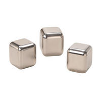 VIŠEKRATNE KOCKE ZA LED - boja nerđajućeg čelika, Osnovno, metal (16/16/3,4cm)