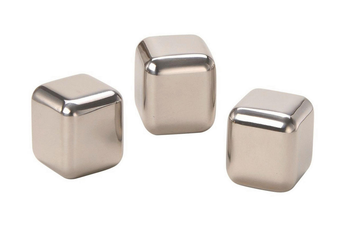 VIŠEKRATNE KOCKE ZA LED - boja nerđajućeg čelika, Osnovno, metal (16/16/3,4cm)