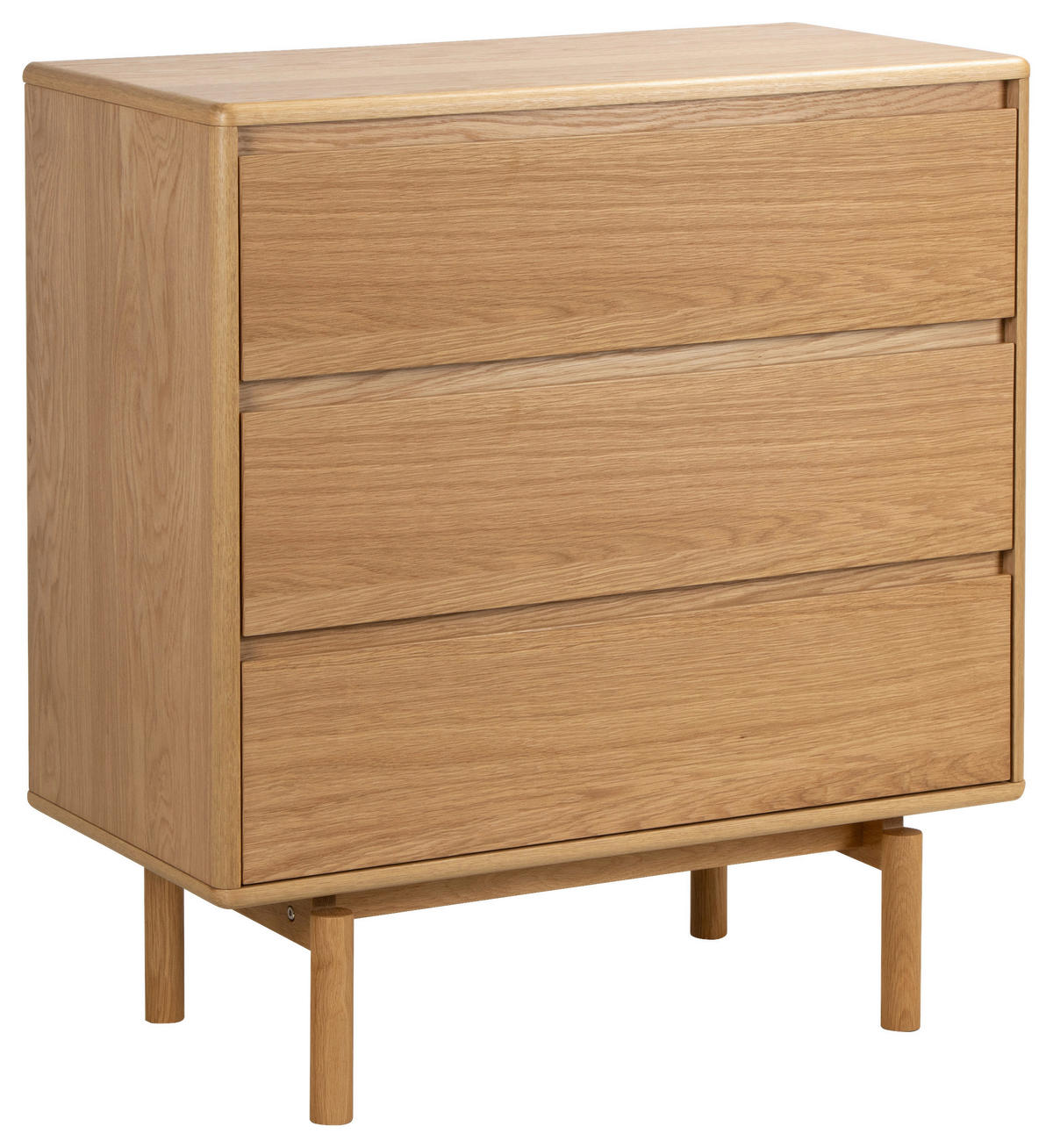 KOMMODE  in 80/85,5/40 cm  - Naturfarben, Design, Holz/Holzwerkstoff (80/85,5/40cm) - MID.YOU