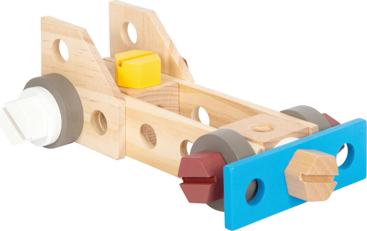 KINDER-WERKZEUGKOFFER - Multicolor, Basics, Holz/Textil (33/27/7.5cm) - small foot