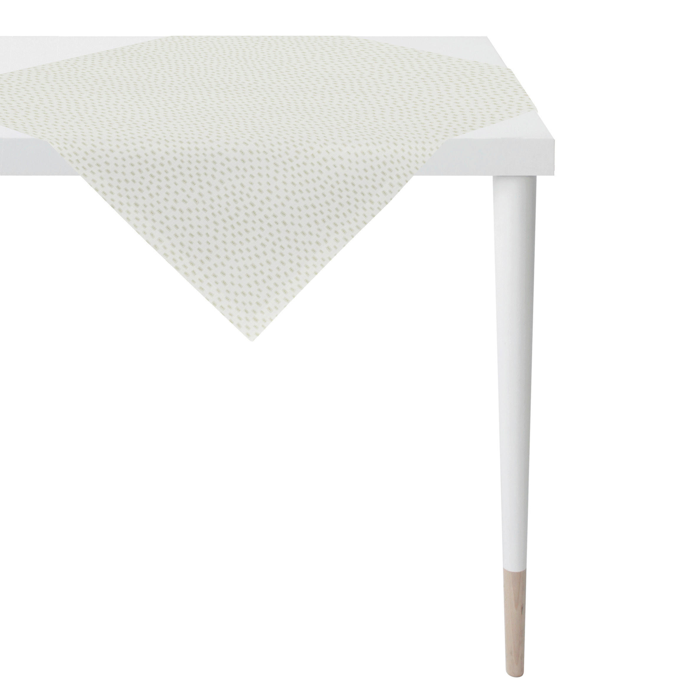 Ambiente Tischdecke Christmas Elegance Creme, Beige 85x85 cm