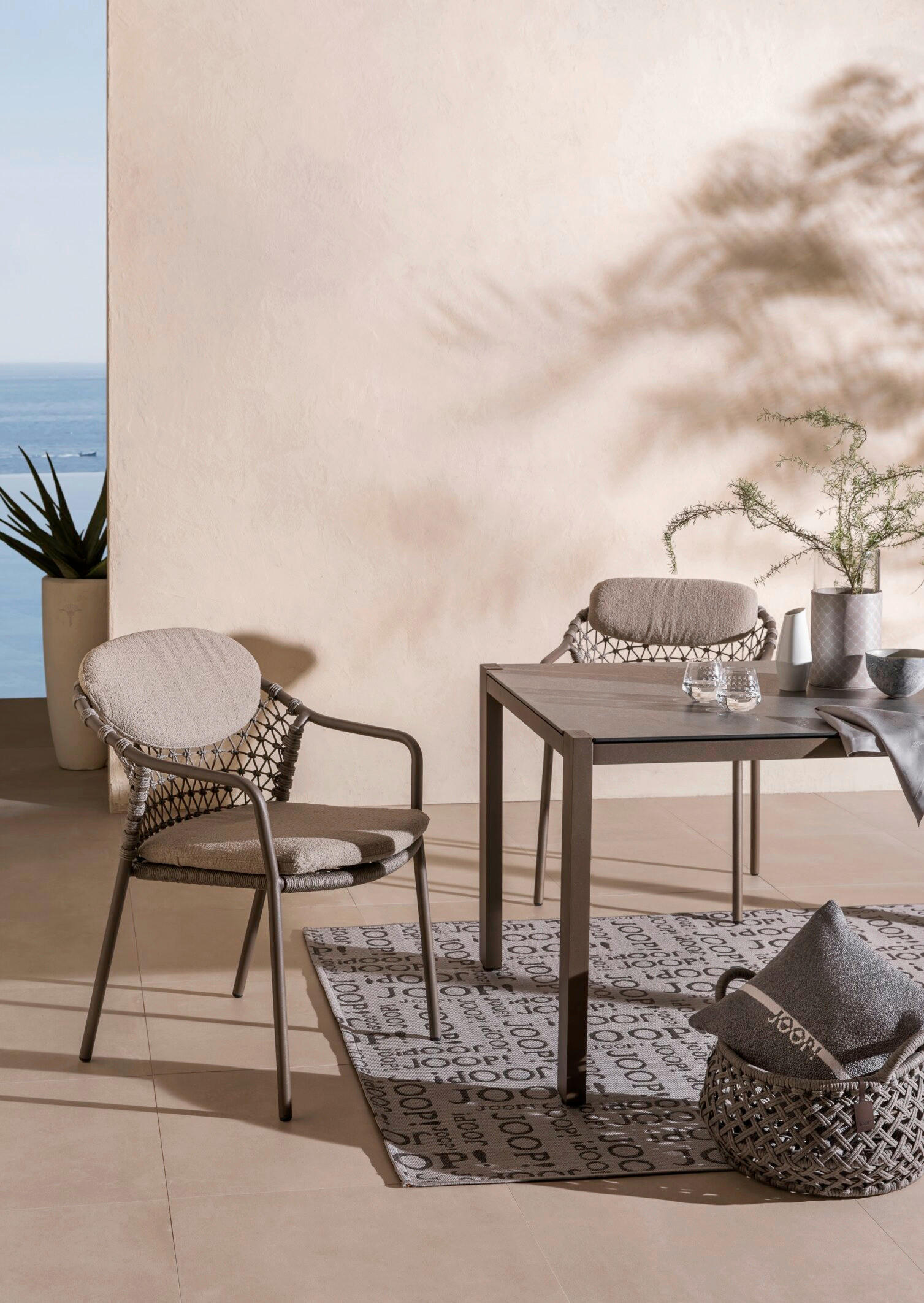 OUTDOORTEPPICH 200/285 cm Repeat Naturfarben  - Naturfarben, Design, Kunststoff/Textil (200/285cm) - Joop!